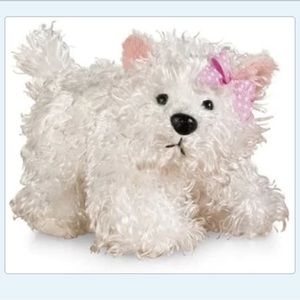 Ganz Webkinz Lil Kinz White Terrier Authentic Plush Stuffed Animal Puppy Dog 8”